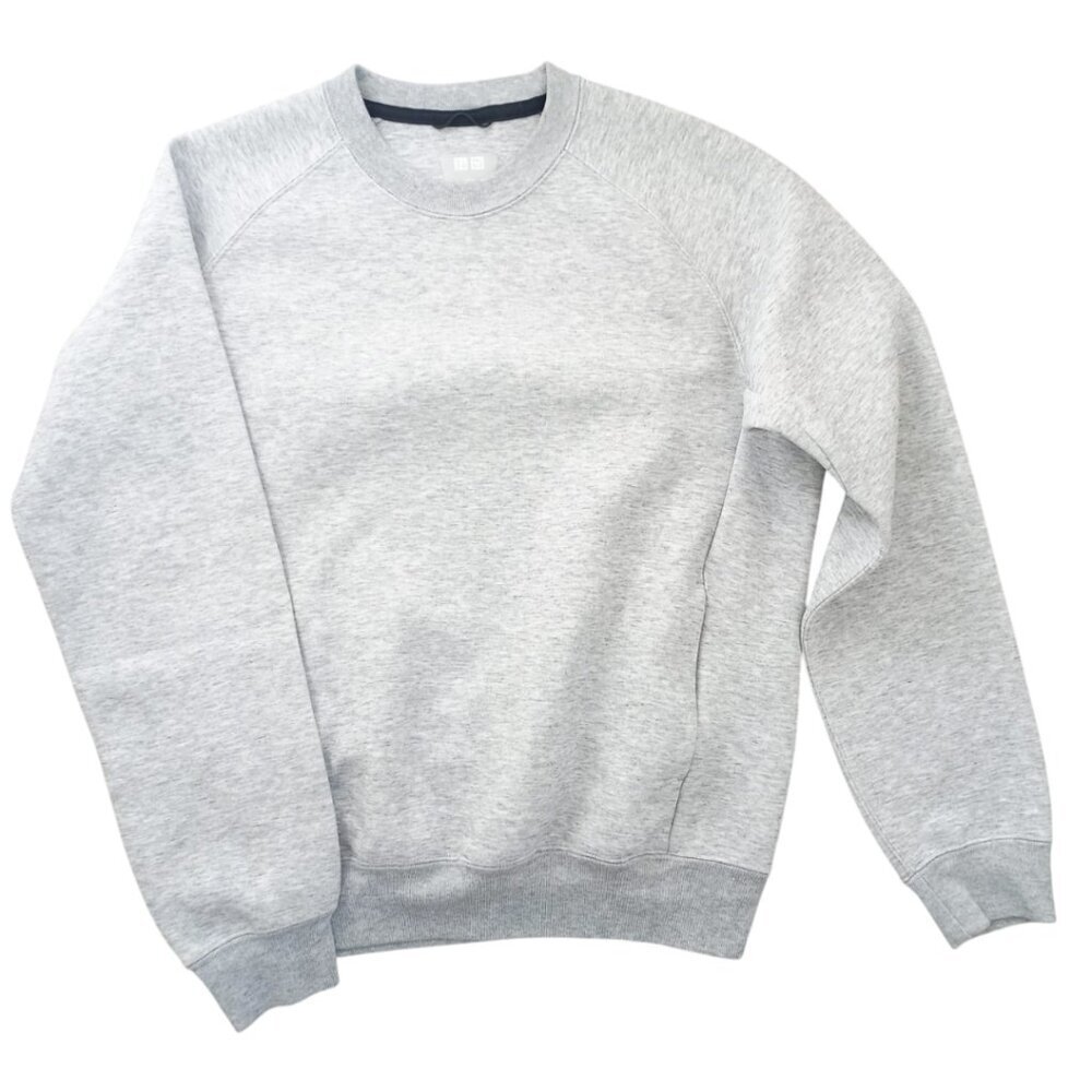Uniqlo Gray Crewneck Sweatshirt – Women's XS – Soft Fleece-Lined Pullover